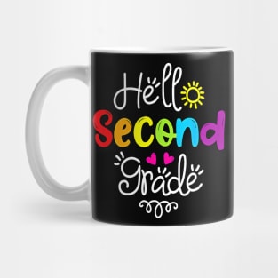 Hello Second Grade 2nd Grade Back To School Mug